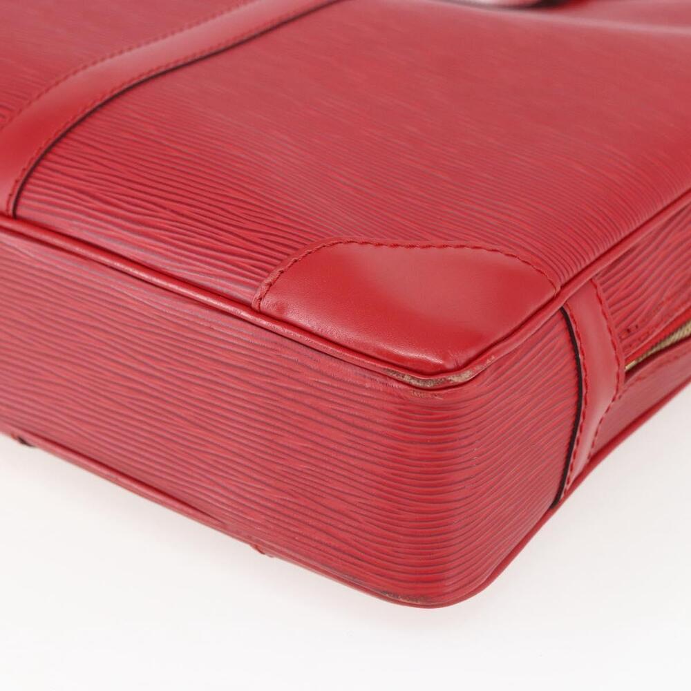 LOUIS VUITTON Epi Porte Documents Voyage Business Bag Red M54477 LV Auth 163817 - Picture 8 of 16